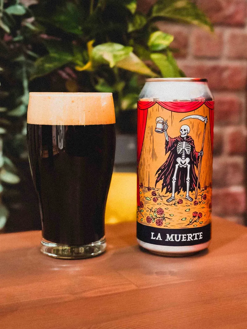 LA MUERTE (collab. Bereta) - Imperial Stout con Cacao, Avellana y Vainilla