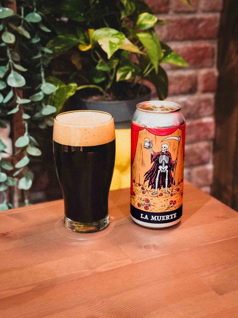 LA MUERTE (collab. Bereta) - Imperial Stout con Cacao, Avellana y Vainilla