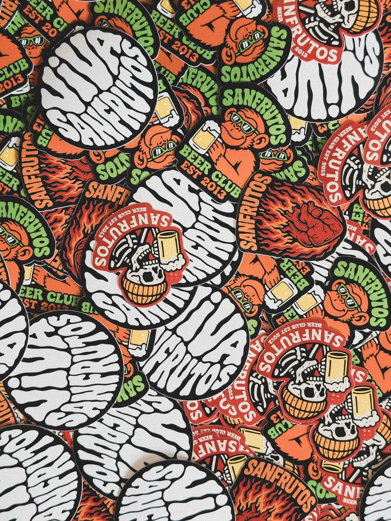 PACK STICKERS SANFRUTOS