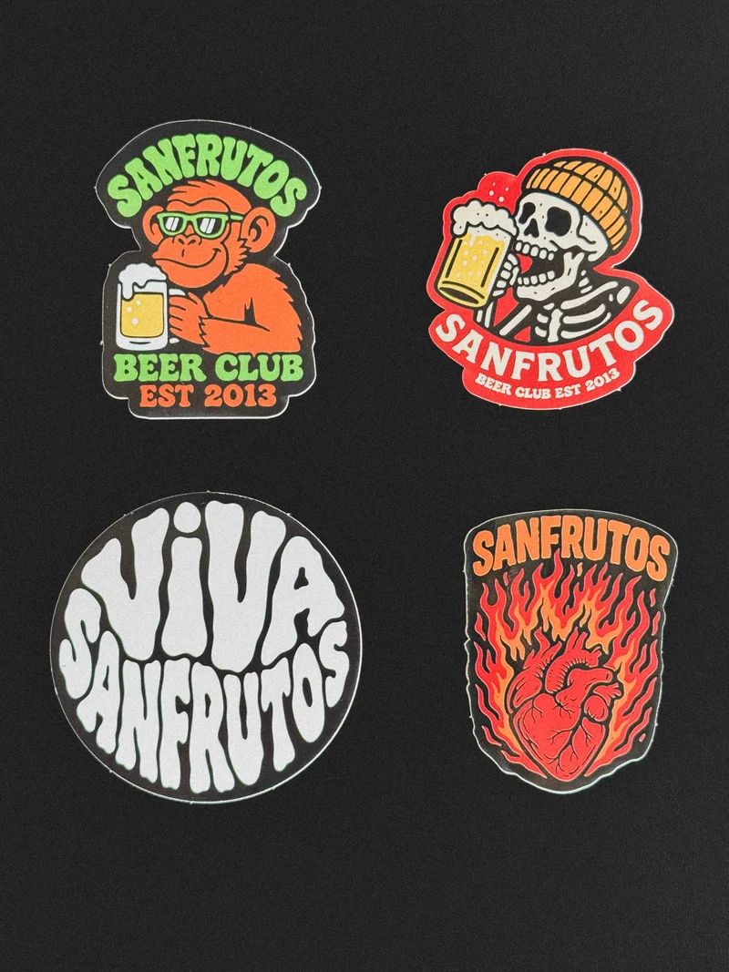 PACK STICKERS SANFRUTOS
