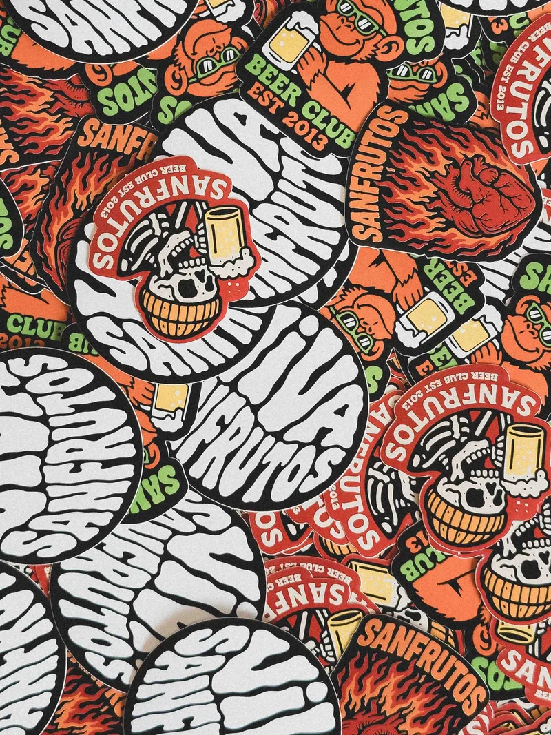 PACK STICKERS SANFRUTOS