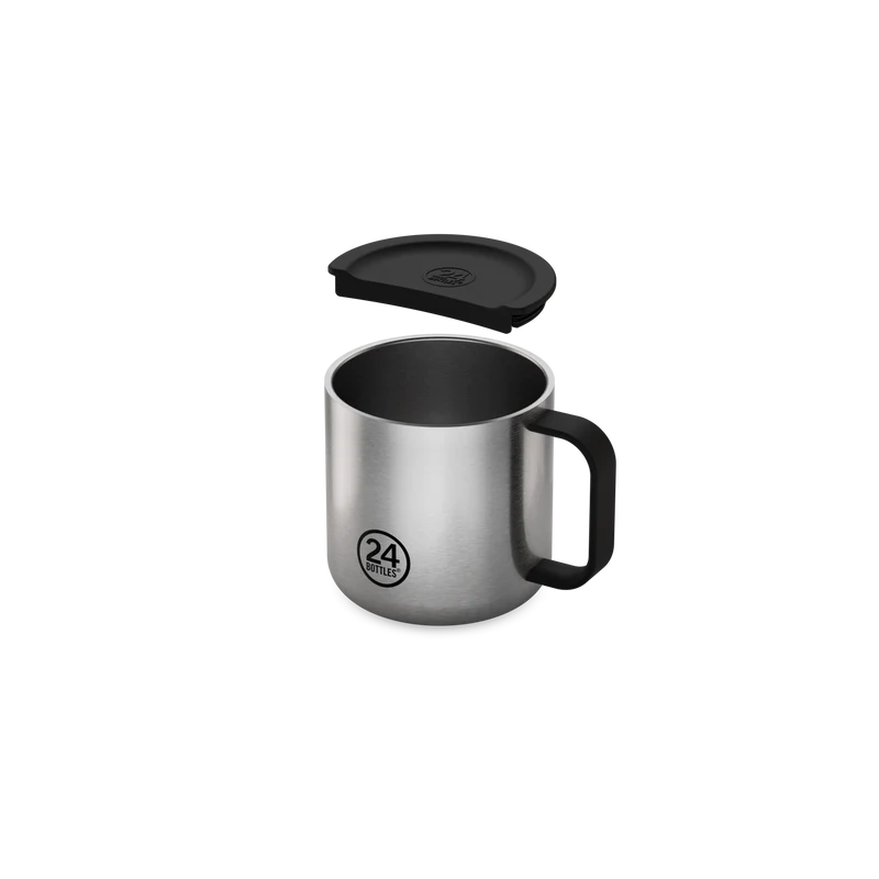 Casa Mug | Brushed Steel - 340 ml