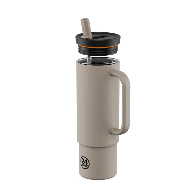 Straw Cup | Linen - 800 ml