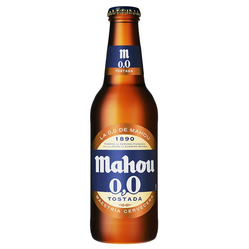 Mahou 0,0 Tostada. Maestra Cervecera