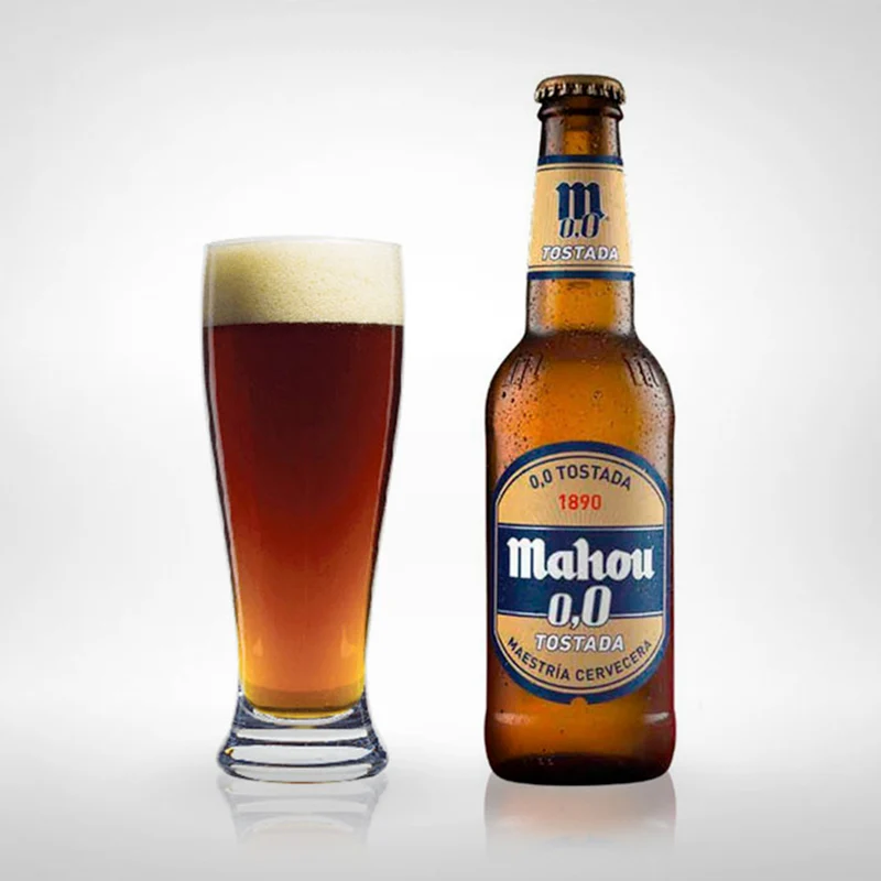 Mahou 0,0 Tostada. Maestra Cervecera