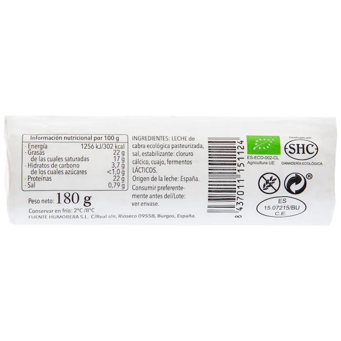 Queso Rulo de cabra 180 g