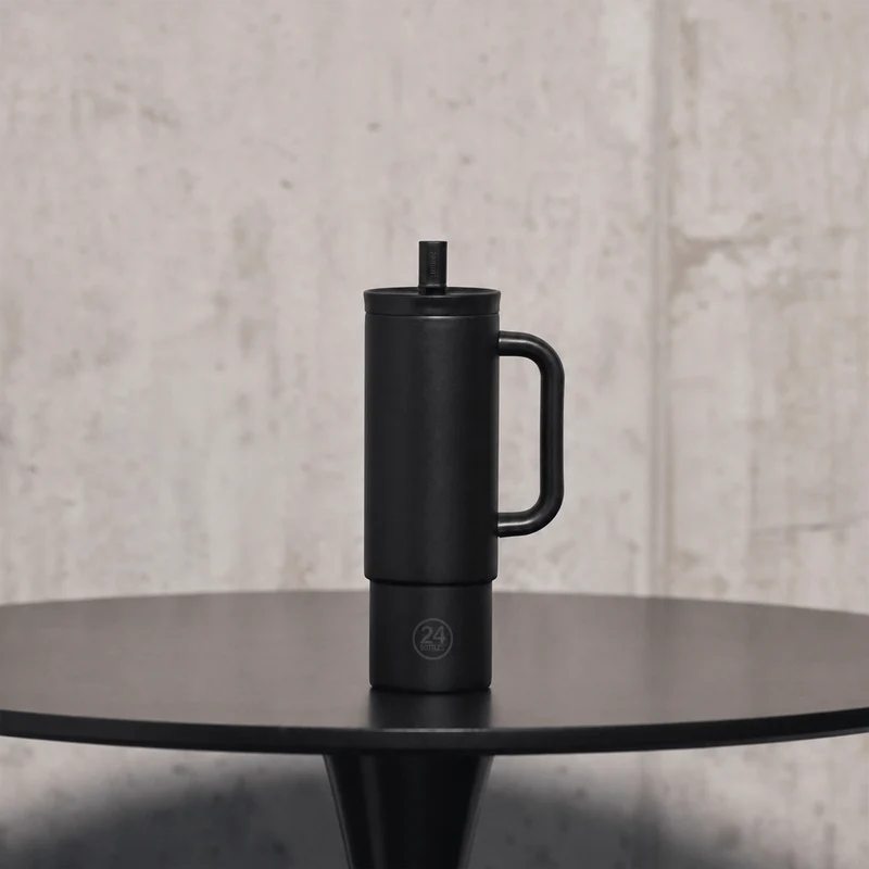 Straw Cup | Tuxedo Black - 800 ml