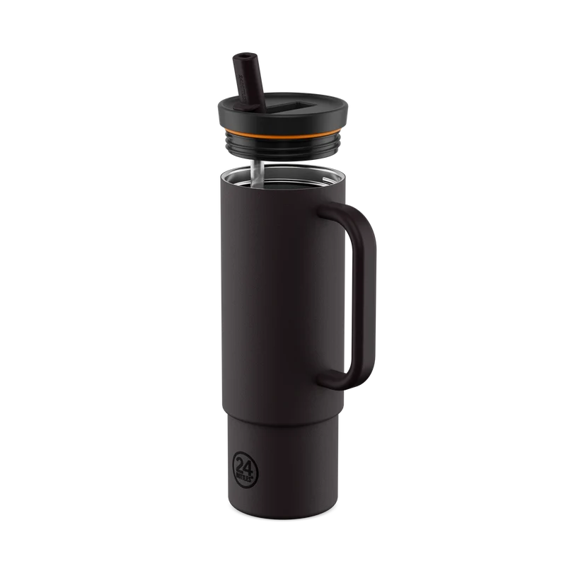 Straw Cup | Tuxedo Black - 800 ml