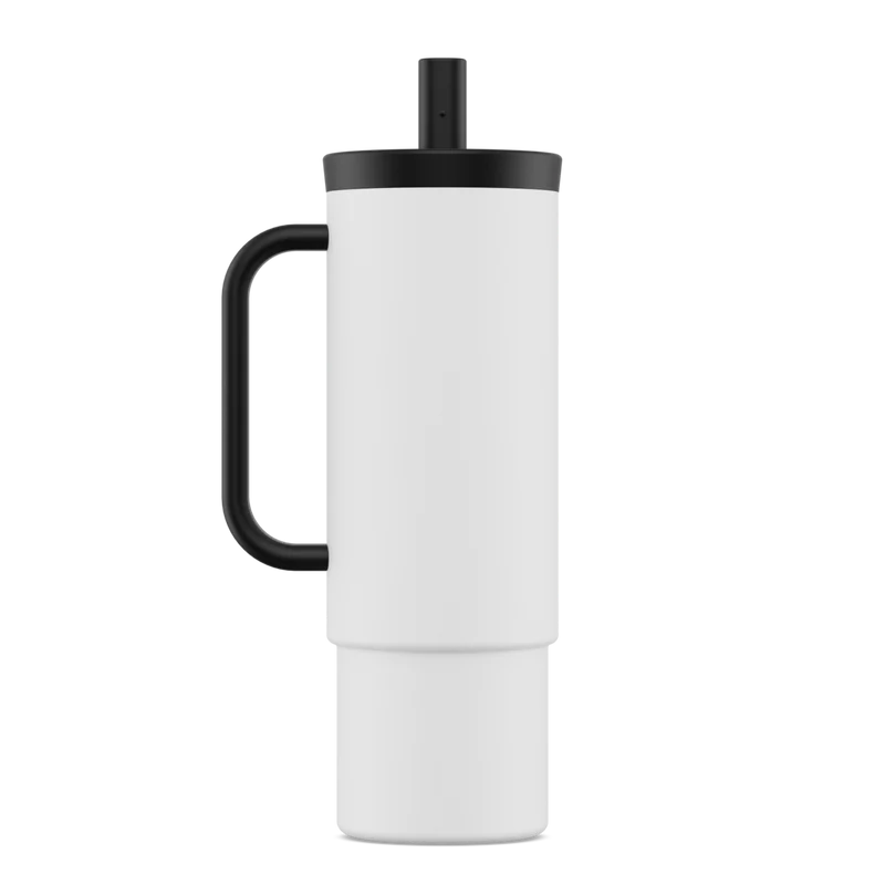 Straw Cup | Ice White - 800 ml