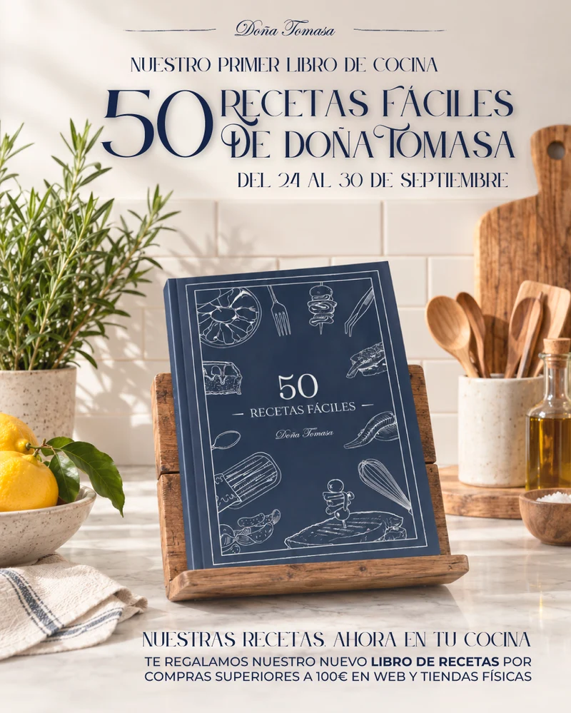 Libro 50 recetas fáciles Doña Tomasa I