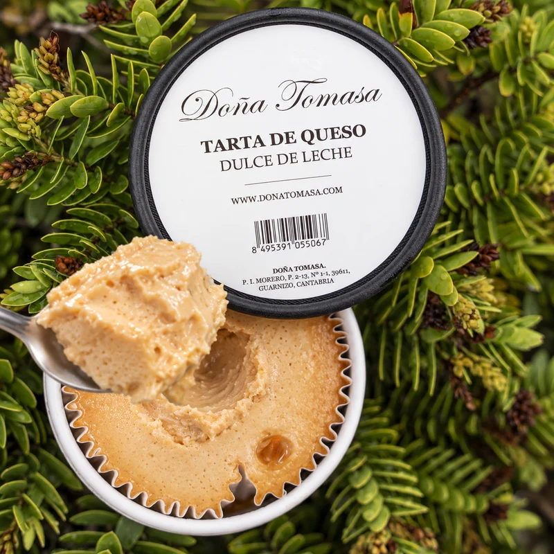 Tarta de queso y dulce de leche 180g