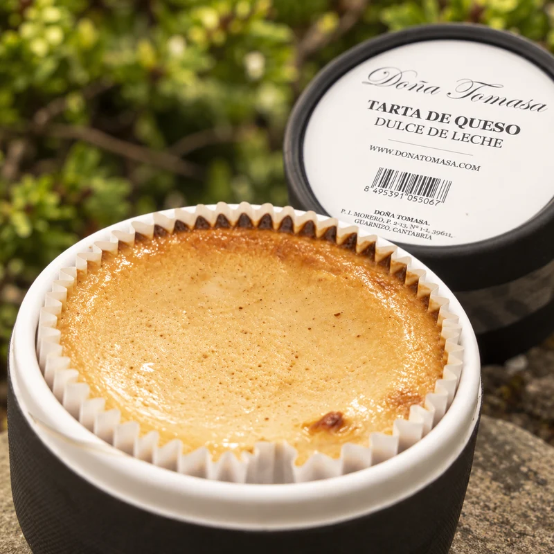 Tarta de queso y dulce de leche 180g