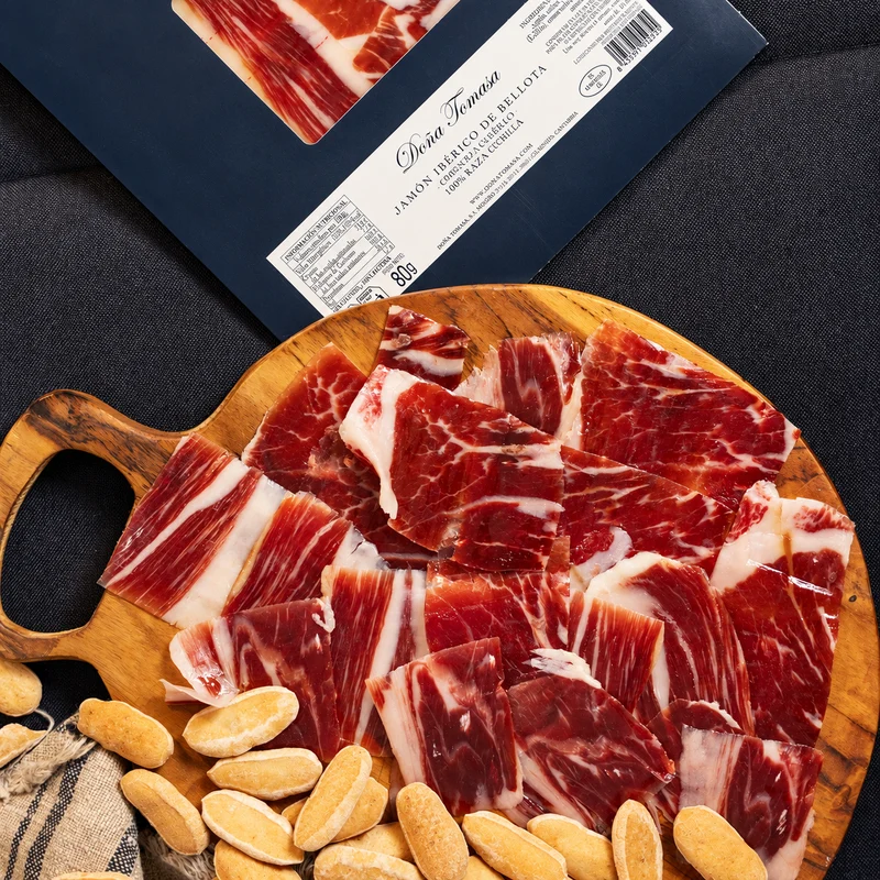 Jamón Ibérico de Bellota 100% Raza Ibérica 80g