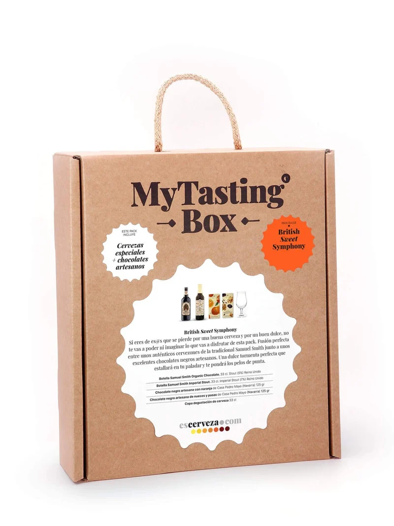 British Sweet Symphony, pack gourmet cerveza y dulce