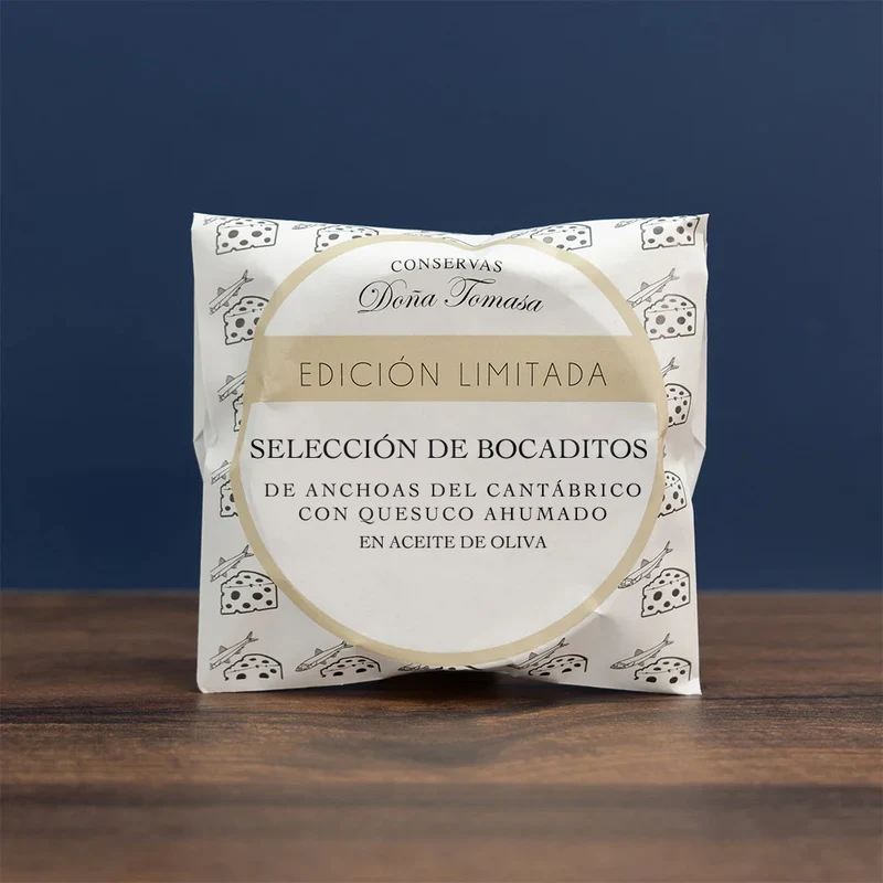 Bocaditos de anchoa y quesuco ahumado 120g