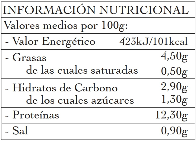 Zamburiñas en salsa de vieira 60g
