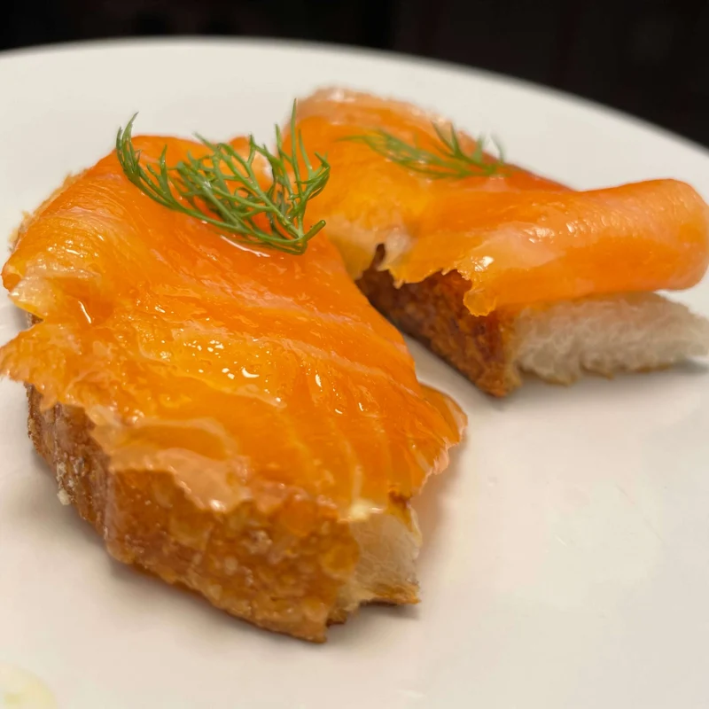 Lonchas de salmón noruego ahumado 120g