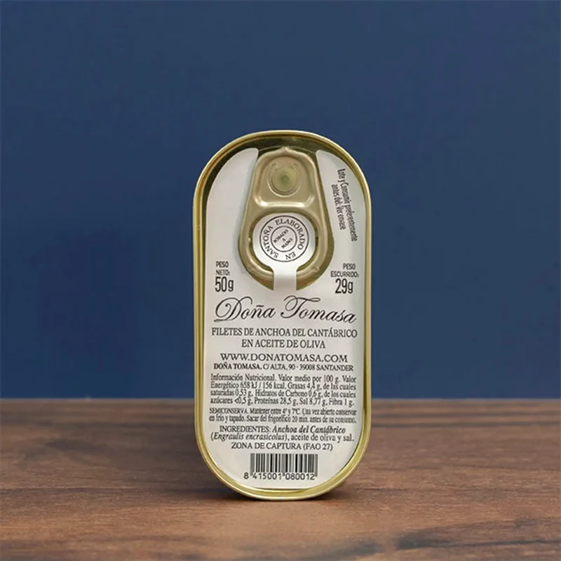 Anchoas de Costera Octavillo (8 filetes medianos) 50g