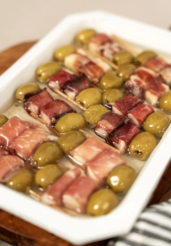 12 Gildas Premium de Triple Ibéricos con Queso 400g