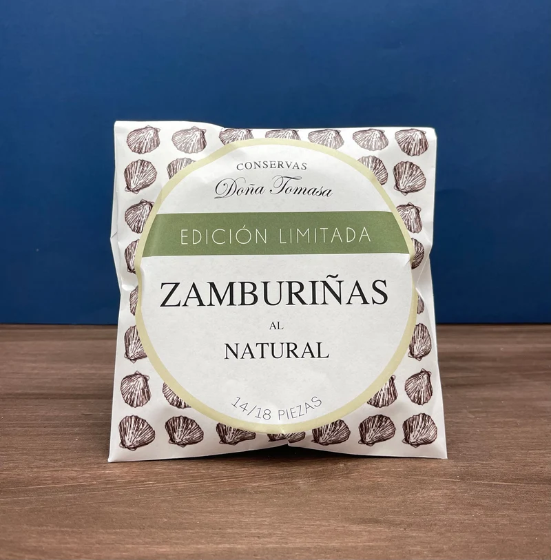 Zamburiñas al Natural (14/18 piezas) 110g