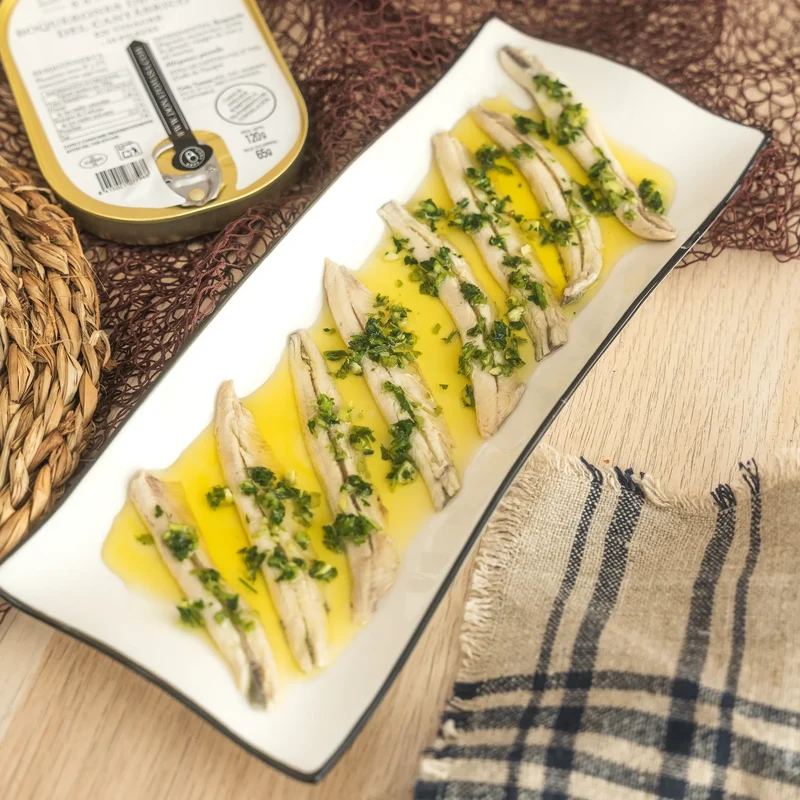 Boquerones de Costera en Aceite de Girasol (10 filetes grandes) 120g