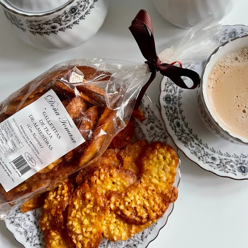 Tejas de Almendra y Naranja 150g