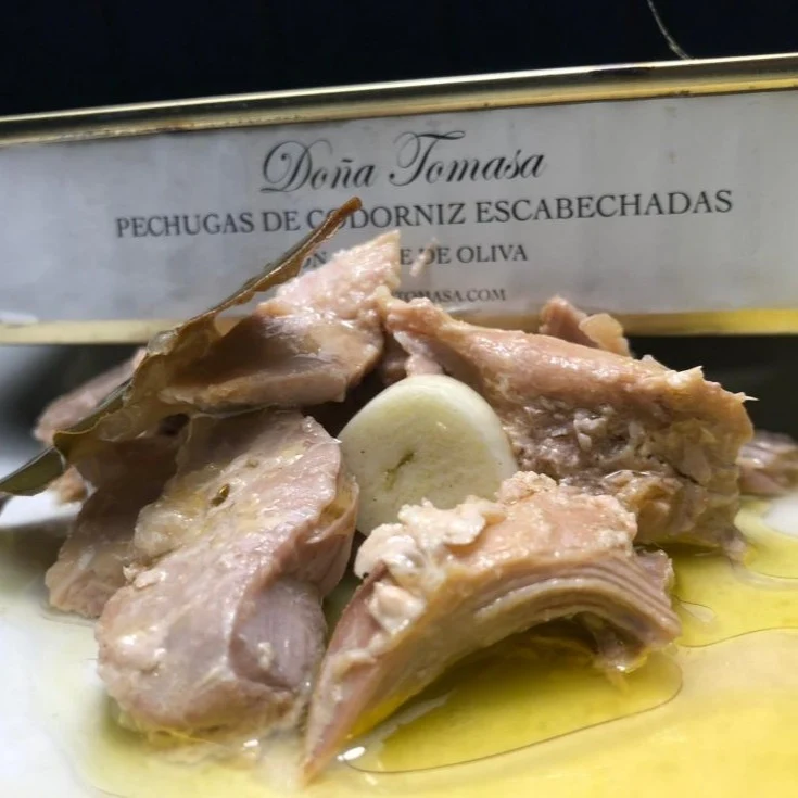 Pechugas de Codorniz Escabechadas 250/850g