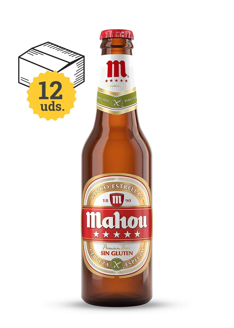 Mahou 5 Estrellas Sin Gluten 33 cl