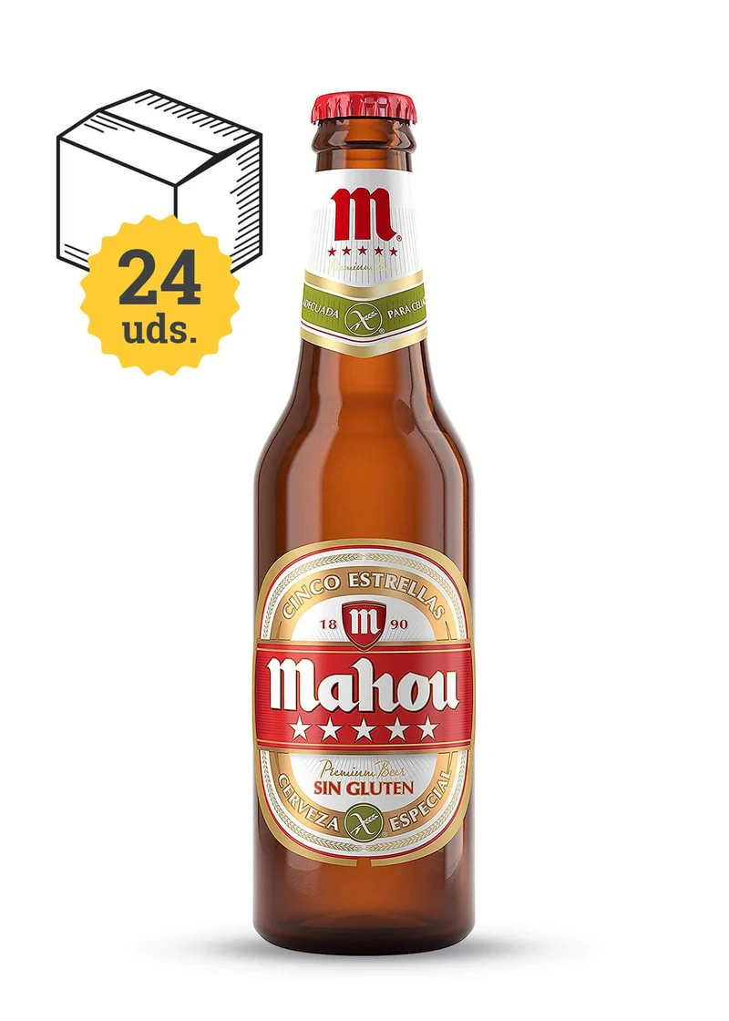 Mahou 5 Estrellas Sin Gluten 33 cl