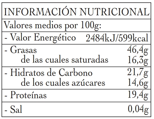 Rocas de almendra con chocolate negro 150g