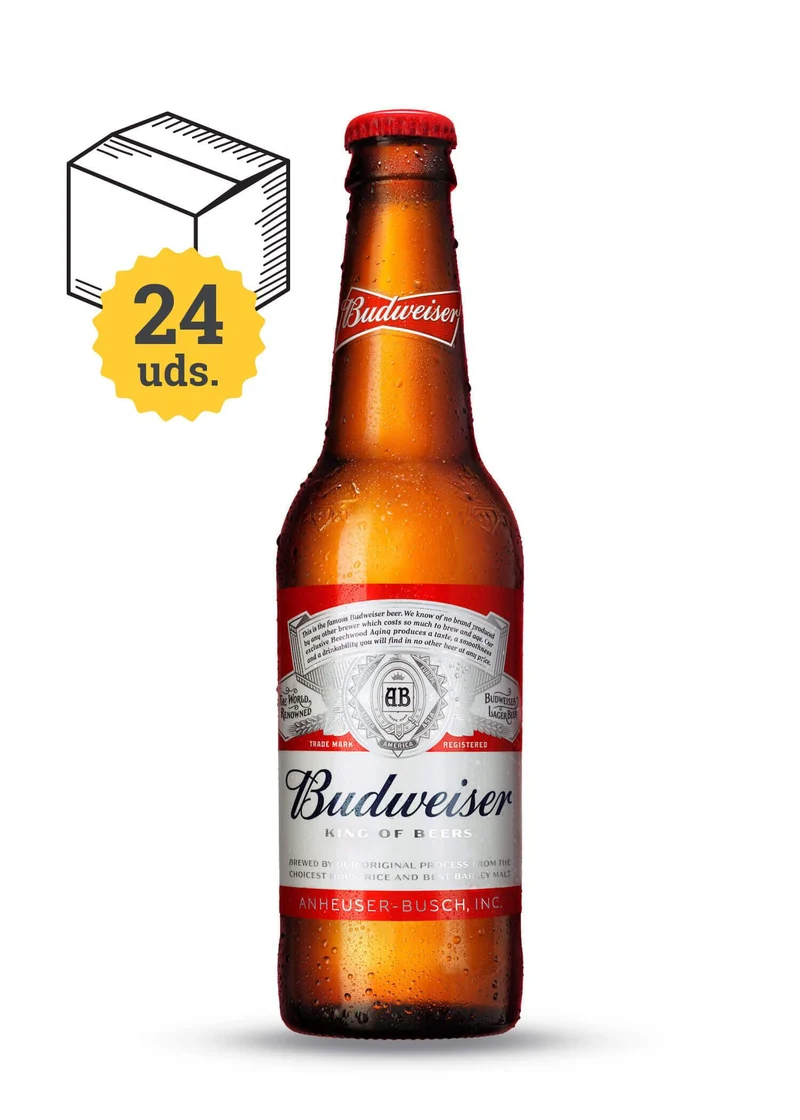 Budweiser, botella 33 cl