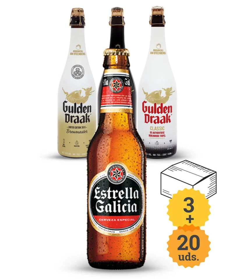 Estrella Galicia + Dragón de Oro Belga
