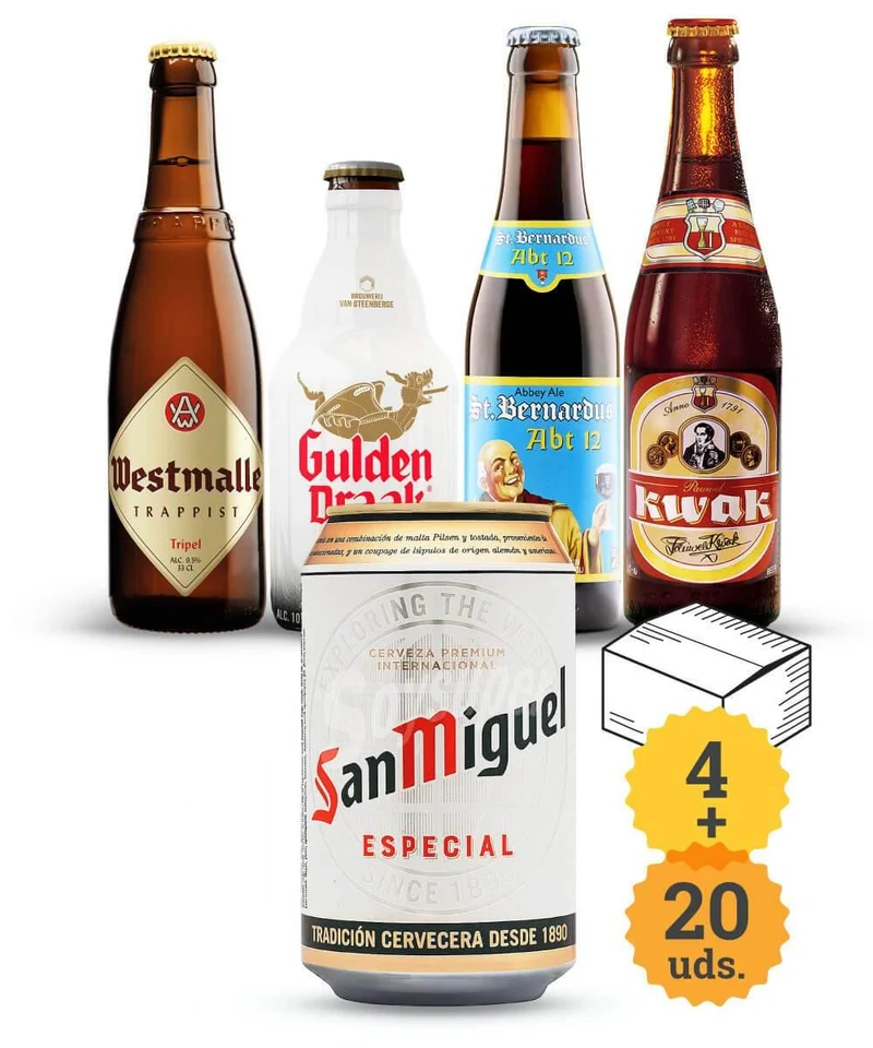 San Miguel + Descubrimientos belgas