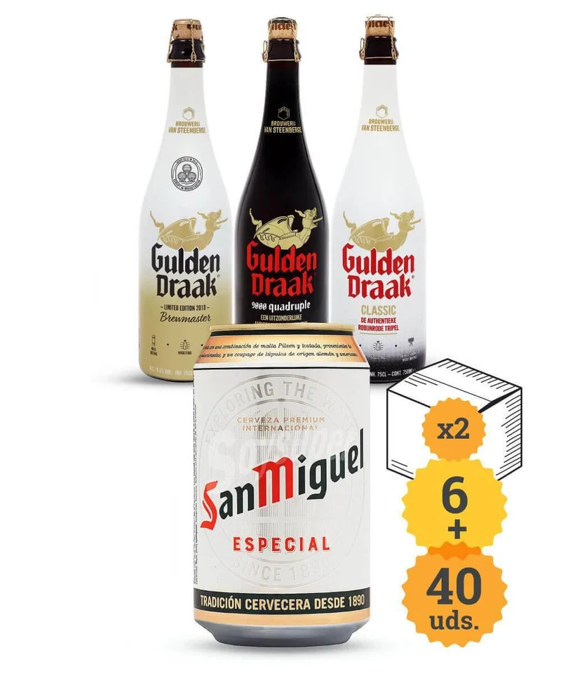 San Miguel + Dragón de Oro Belga