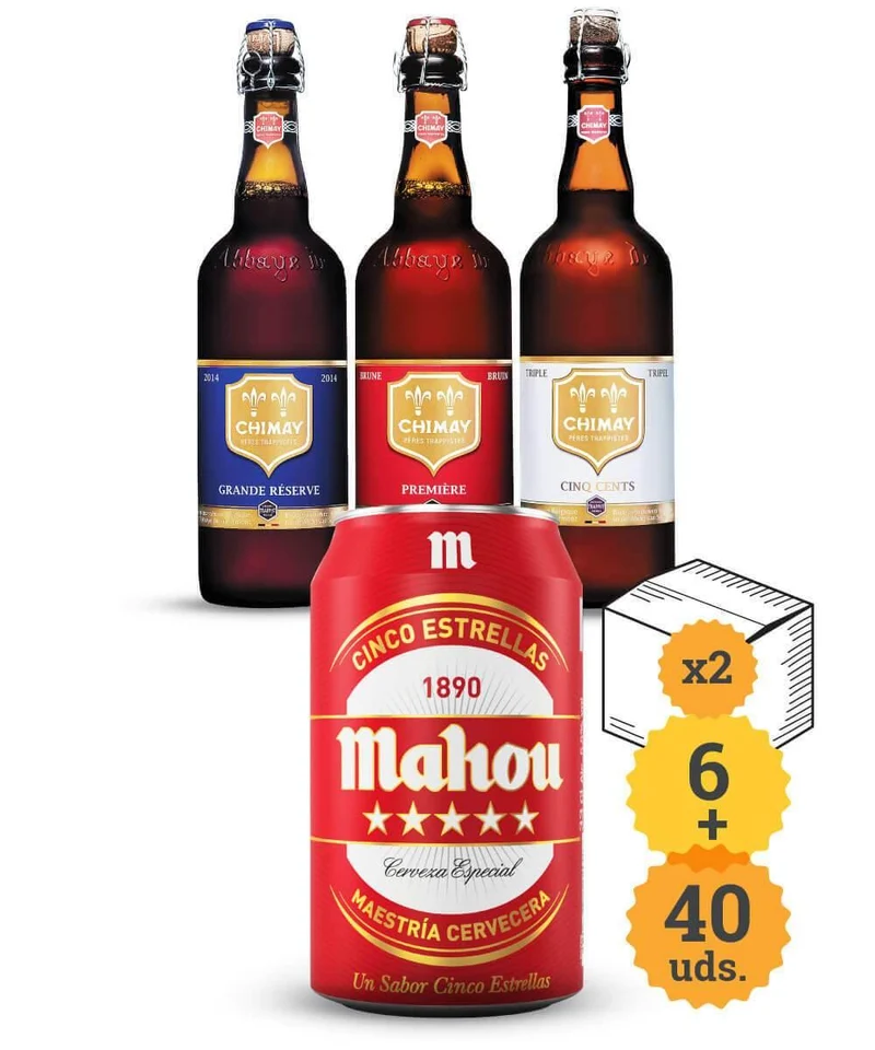 Mahou 5 Estrellas + Momento Gourmet de Abadía