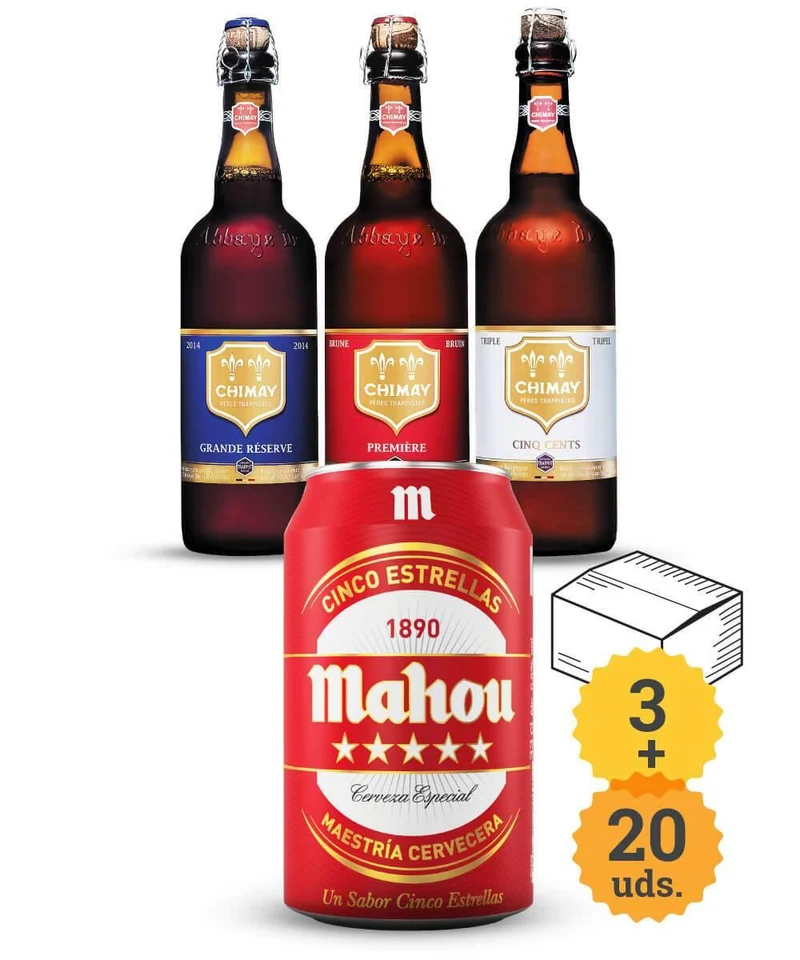 Mahou 5 Estrellas + Momento Gourmet de Abadía