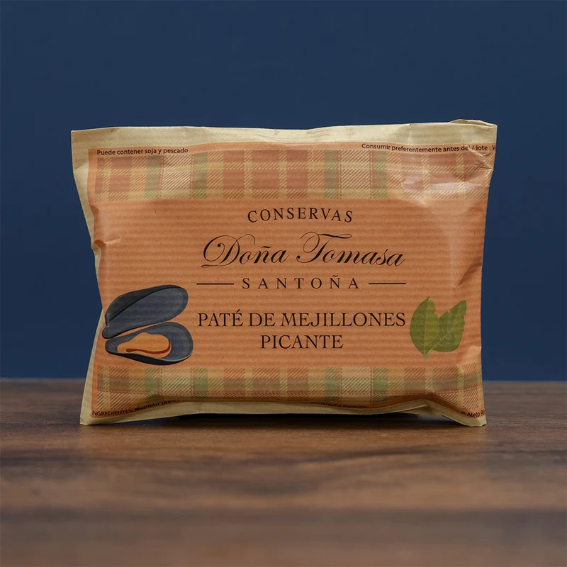 Paté de mejillones picante 90g