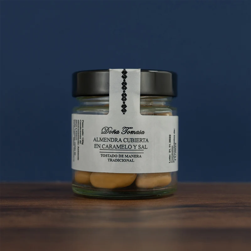 Almendras de caramelo y sal 130g