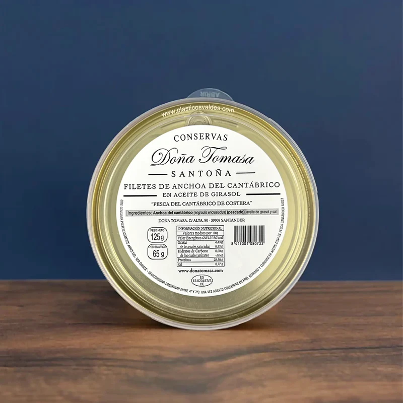 Anchoas de Costera Pandereta (filetes grandes) 125g