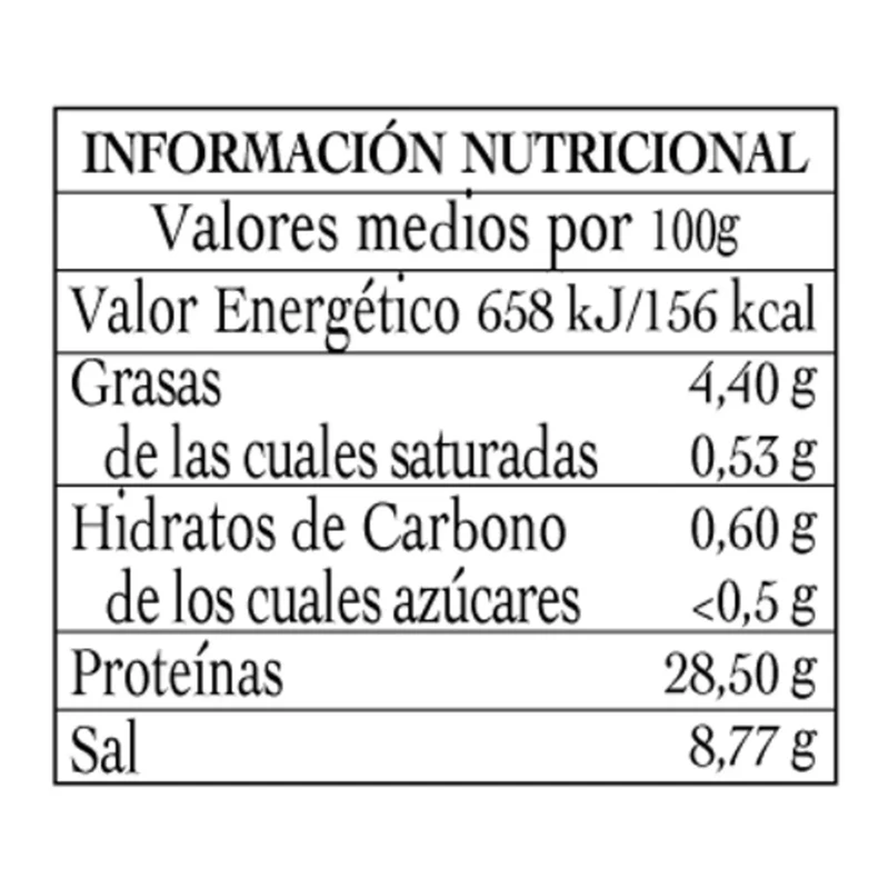 Anchoas de Costera Pandereta (filetes grandes) 125g
