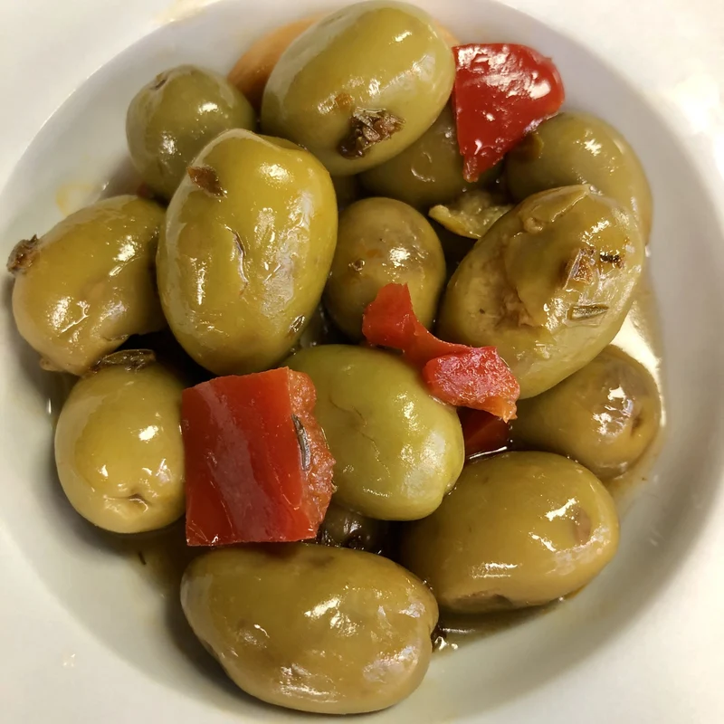Aceitunas Partidas con Aliño Familiar 350g