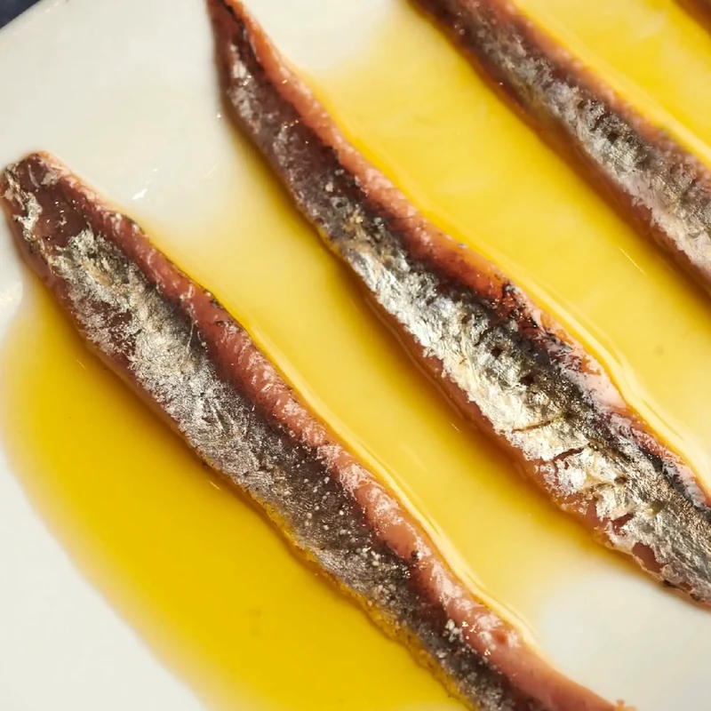 Anchoas "00" au Naturel (10 filetes muy grandes) 150g