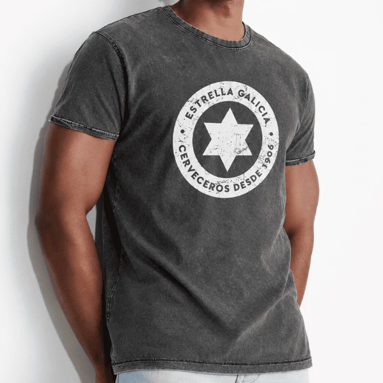 Camiseta negra Estrella Galicia Edición Limitada "Cerveceros desde 1906"
