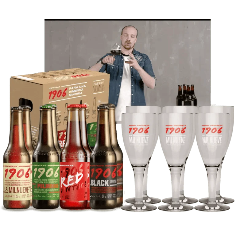 Pack brindis experiencia de cata en casa familia 1906