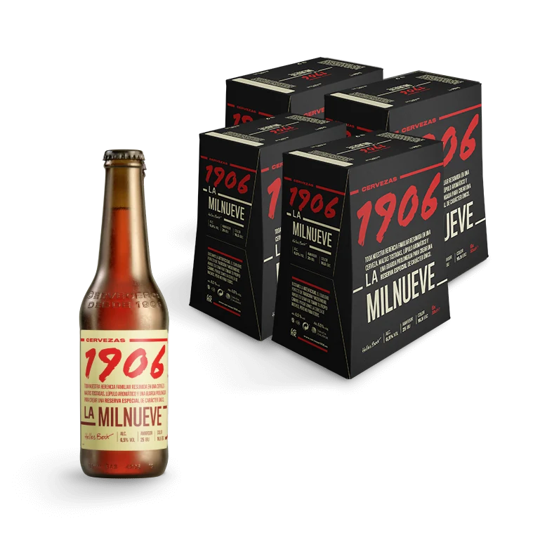 1906 La Milnueve, 24 botellas de 33 cl