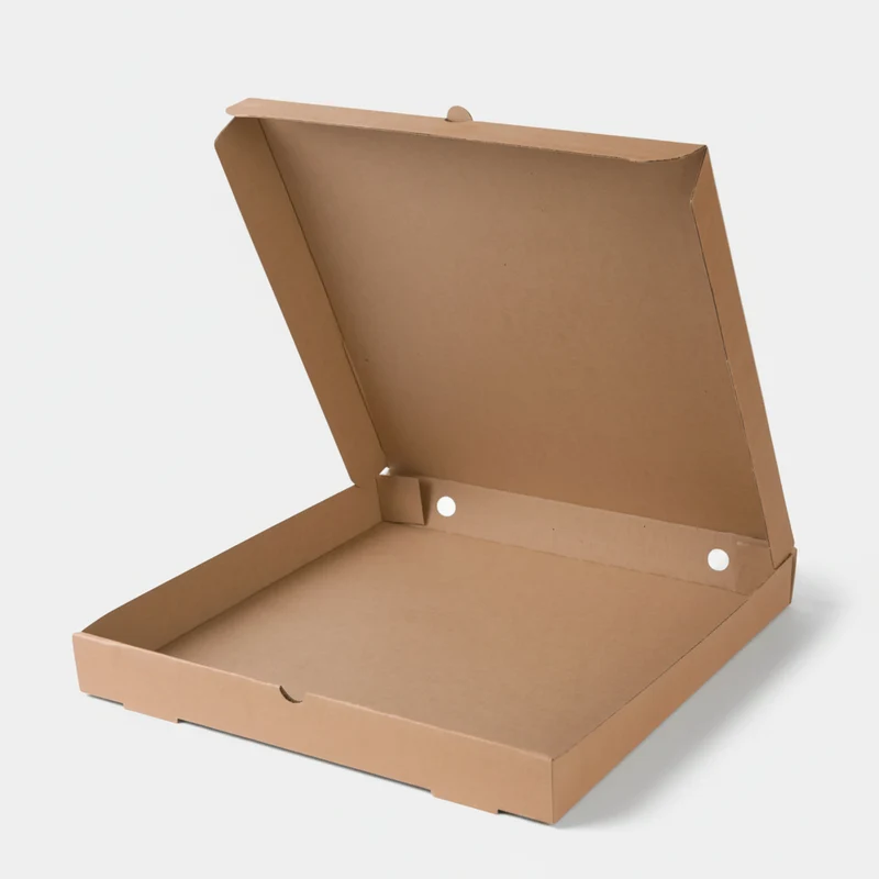Caja para paella cartón kraft. 50 x 50 x 4.5 cm - 50 Uds.