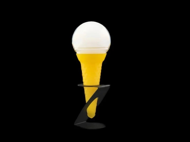 Ice cream. ø9 x 20 cm - 2 uds.