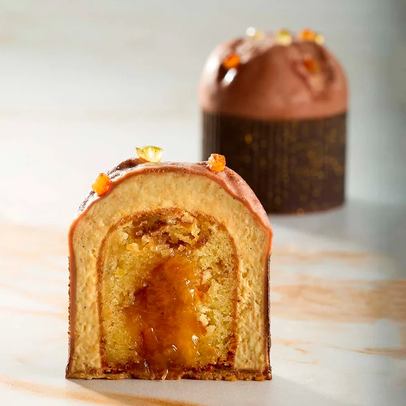 Molde en forma de Panettone. ø5.5 x 6.5 cm - 1 Ud