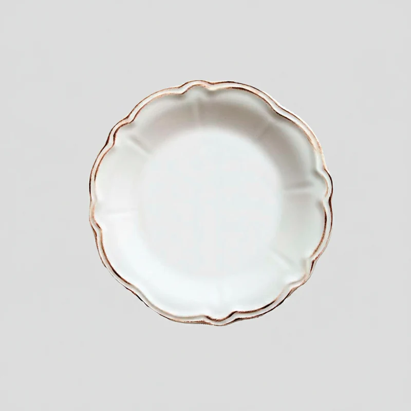 Plato llano ala colonial vintage. ø29 cm - 6 Uds.
