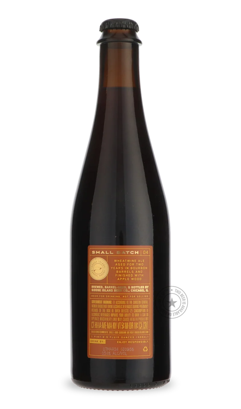Small Batch No. 4: Two-year Applewood Wheatwine